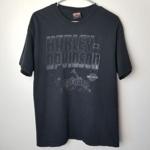 Harley-Davidson faded front and back graphic short sleeve tee